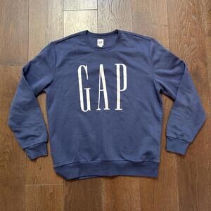 GAP Navy Blue Crewneck Sweatshirt Men's Size Large